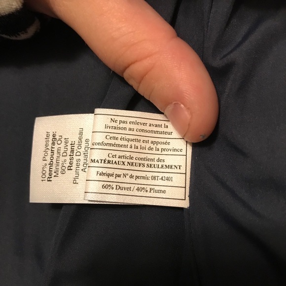 J. Crew Down Puffer Vest Navy Blue Size Small - Picture 6 of 7